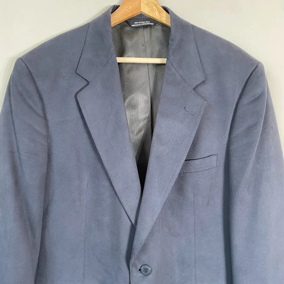Halls Kansas City Sport Coat Dinner Jacket Blazer Men's Size 40R Gray Career - Picture 7 of 16